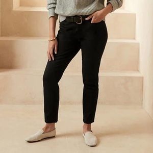 Banana Republic Sloan Curvy Pant Olive Green